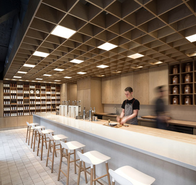 加拿大傳統(tǒng)茶樂茶商空間設(shè)計 |Design by leckiestudio